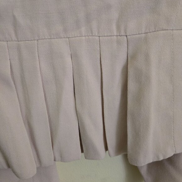 Cabi Blush Open Front Peplum Back Lightweight Blazer Size M - Picture 5 of 7
